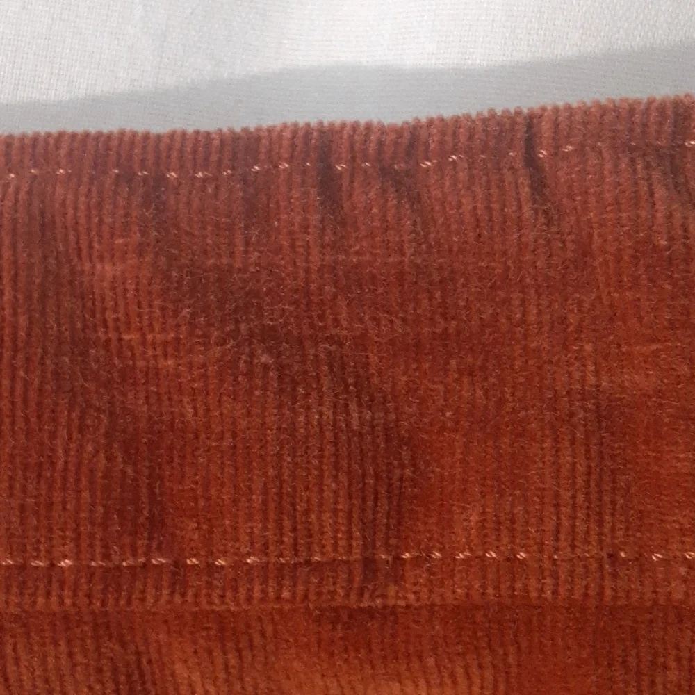SO Girls Size 16 Corduroy skirt. Burnt‎ Orange, NWOT. Waist sinches to fit.